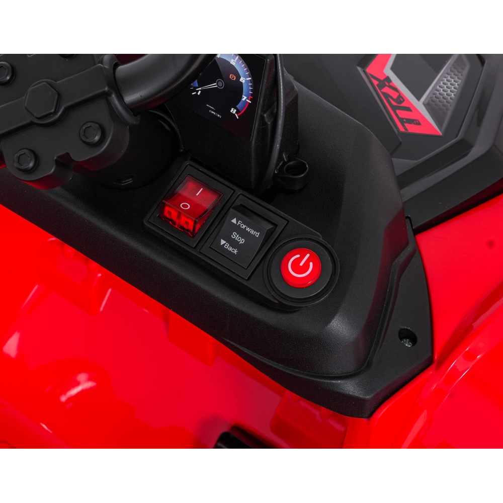 Dvivietis elektrinis keturratis Extreme Sport TX ATV 4x4, Red-Elektromobiliai vaikams, Keturračiai ir bagiai-e-vaikas