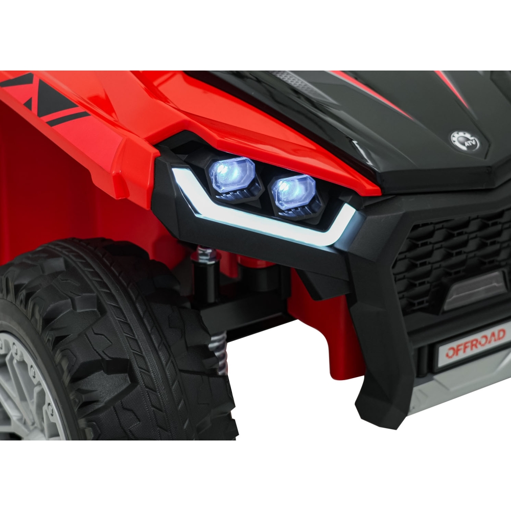 Dvivietis elektrinis keturratis Extreme Sport TX ATV 4x4, Red-Elektromobiliai vaikams, Keturračiai ir bagiai-e-vaikas