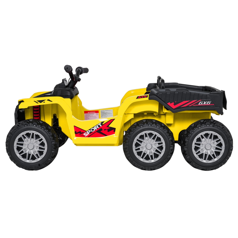 Dvivietis elektrinis keturratis Extreme Sport TX ATV 4x4, Yellow-Elektromobiliai vaikams, Keturračiai ir bagiai-e-vaikas