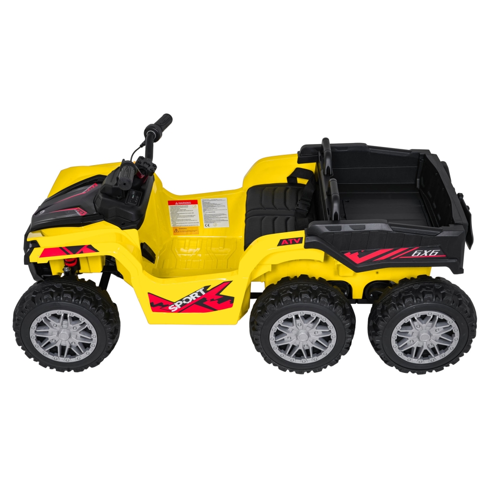 Dvivietis elektrinis keturratis Extreme Sport TX ATV 4x4, Yellow-Elektromobiliai vaikams, Keturračiai ir bagiai-e-vaikas