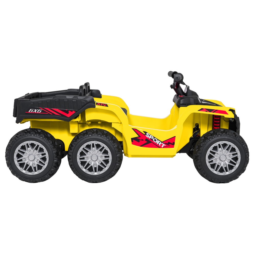 Dvivietis elektrinis keturratis Extreme Sport TX ATV 4x4, Yellow-Elektromobiliai vaikams, Keturračiai ir bagiai-e-vaikas