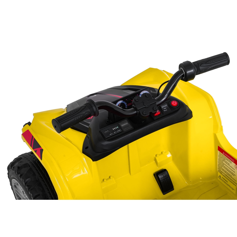 Dvivietis elektrinis keturratis Extreme Sport TX ATV 4x4, Yellow-Elektromobiliai vaikams, Keturračiai ir bagiai-e-vaikas