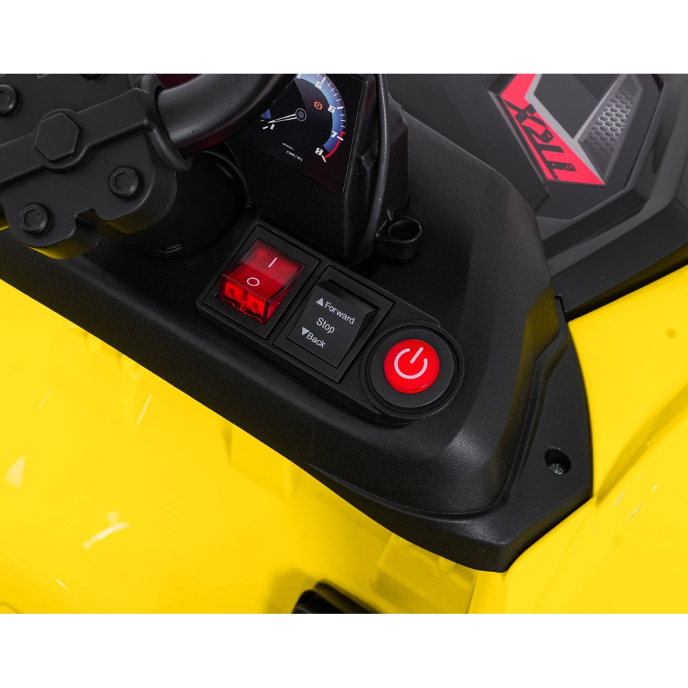Dvivietis elektrinis keturratis Extreme Sport TX ATV 4x4, Yellow-Elektromobiliai vaikams, Keturračiai ir bagiai-e-vaikas