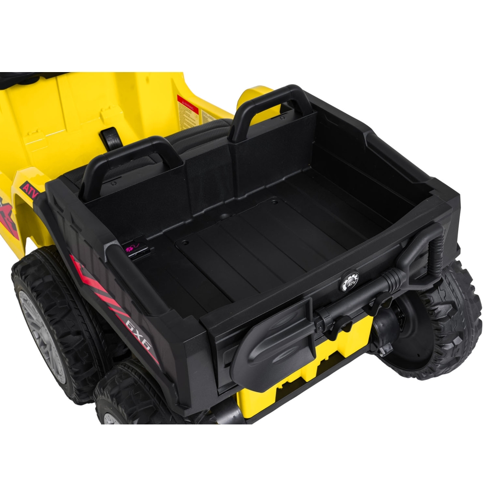 Dvivietis elektrinis keturratis Extreme Sport TX ATV 4x4, Yellow-Elektromobiliai vaikams, Keturračiai ir bagiai-e-vaikas