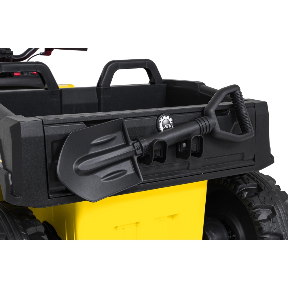 Dvivietis elektrinis keturratis Extreme Sport TX ATV 4x4, Yellow-Elektromobiliai vaikams, Keturračiai ir bagiai-e-vaikas