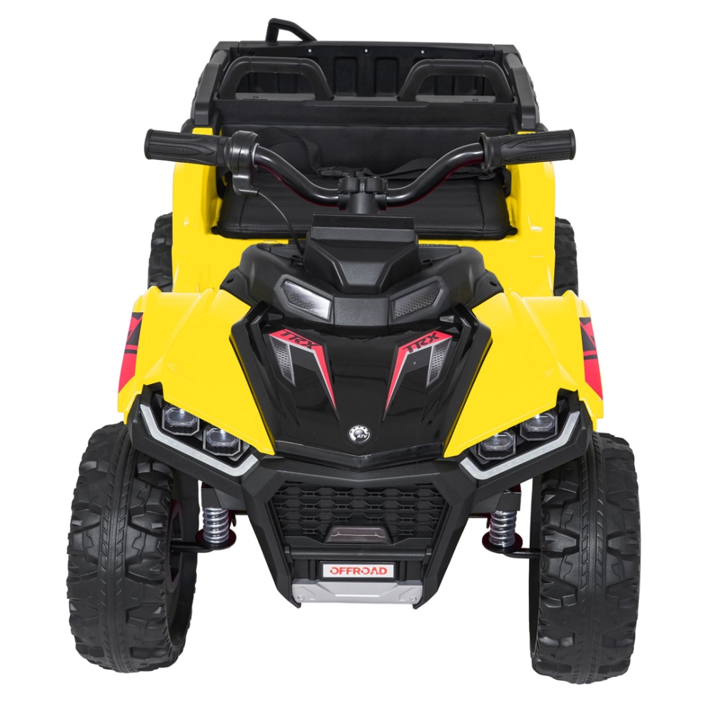 Dvivietis elektrinis keturratis Extreme Sport TX ATV 4x4, Yellow-Elektromobiliai vaikams, Keturračiai ir bagiai-e-vaikas