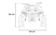 Pojazd Quad Sport TX ATV Żółty
