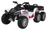 Dvivietis elektrinis keturratis Extreme Sport TX ATV 4x4, White-Elektromobiliai vaikams, Keturračiai ir bagiai-e-vaikas