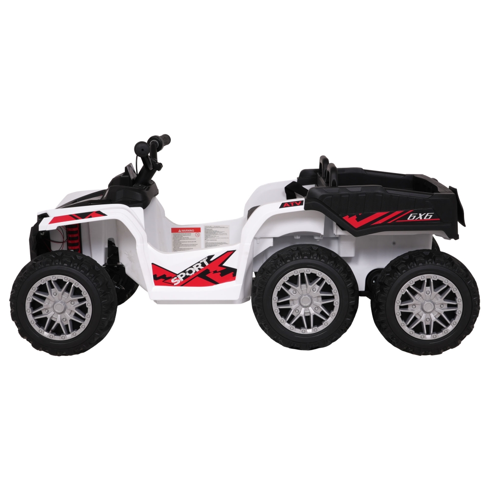 Dvivietis elektrinis keturratis Extreme Sport TX ATV 4x4, White-Elektromobiliai vaikams, Keturračiai ir bagiai-e-vaikas