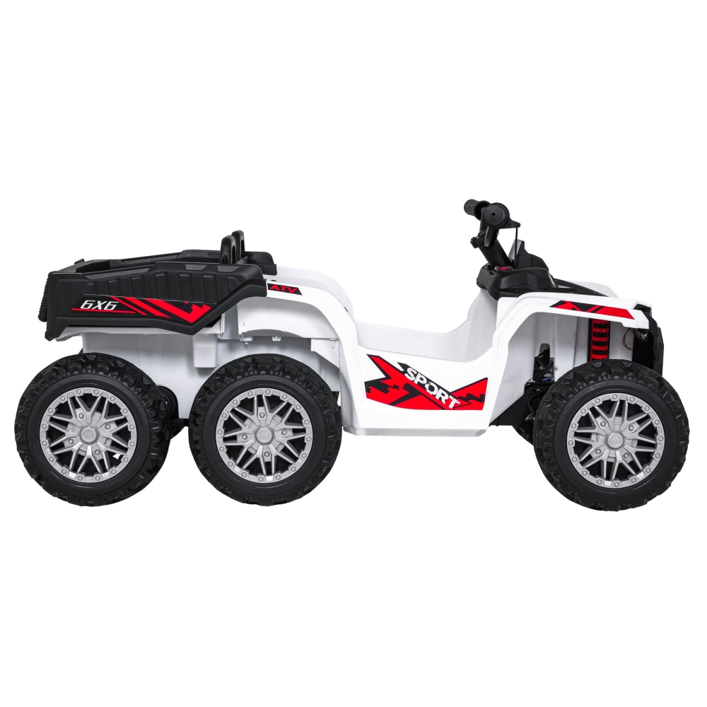 Dvivietis elektrinis keturratis Extreme Sport TX ATV 4x4, White-Elektromobiliai vaikams, Keturračiai ir bagiai-e-vaikas
