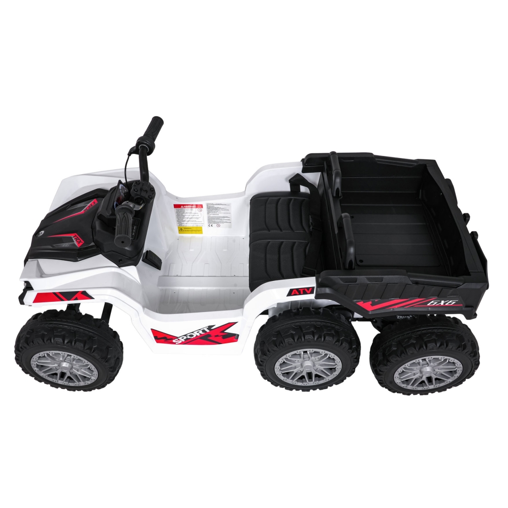 Dvivietis elektrinis keturratis Extreme Sport TX ATV 4x4, White-Elektromobiliai vaikams, Keturračiai ir bagiai-e-vaikas