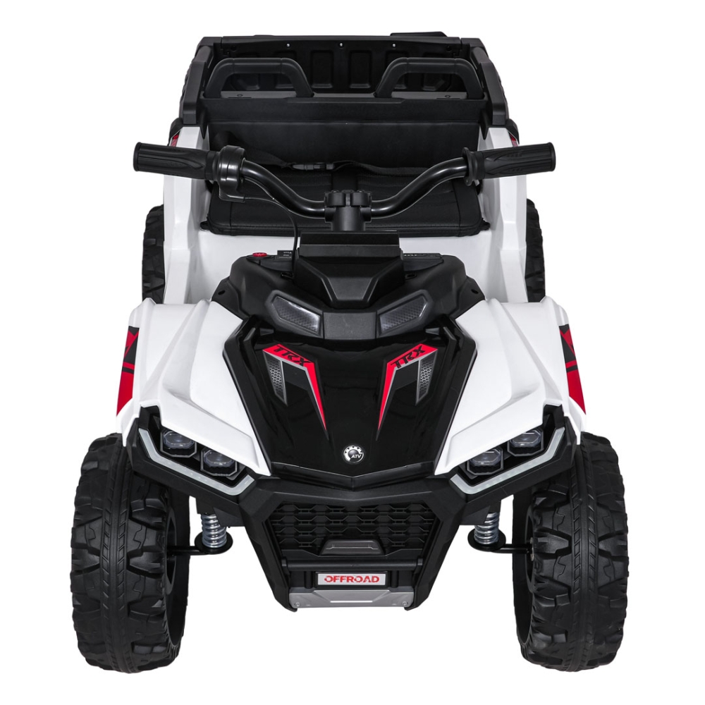 Dvivietis elektrinis keturratis Extreme Sport TX ATV 4x4, White-Elektromobiliai vaikams, Keturračiai ir bagiai-e-vaikas