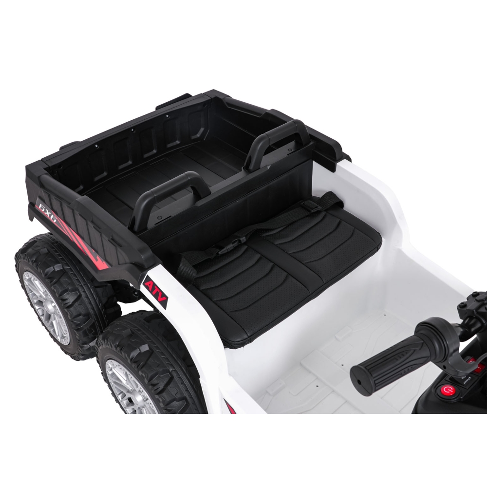 Dvivietis elektrinis keturratis Extreme Sport TX ATV 4x4, White-Elektromobiliai vaikams, Keturračiai ir bagiai-e-vaikas
