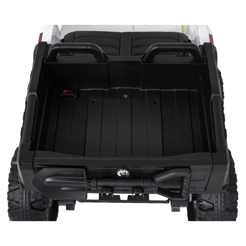 Dvivietis elektrinis keturratis Extreme Sport TX ATV 4x4, White-Elektromobiliai vaikams, Keturračiai ir bagiai-e-vaikas