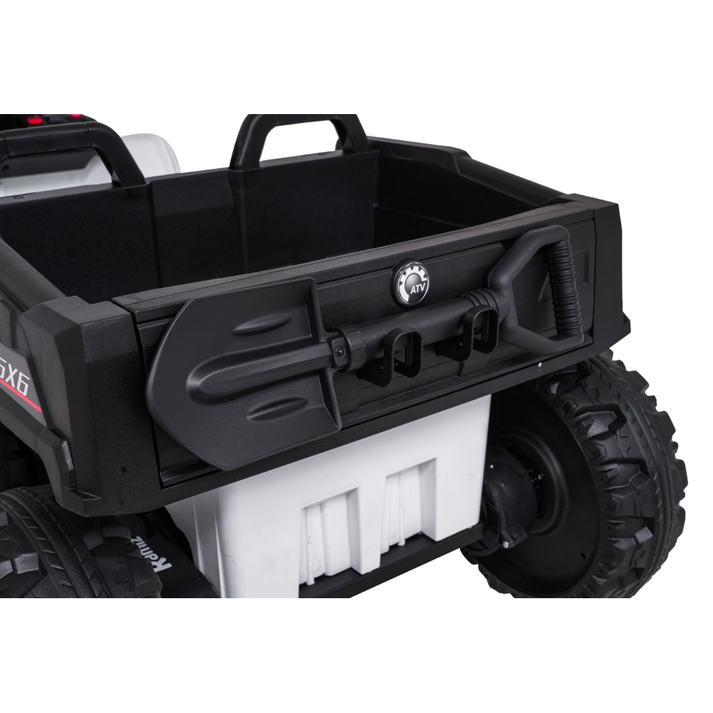 Dvivietis elektrinis keturratis Extreme Sport TX ATV 4x4, White-Elektromobiliai vaikams, Keturračiai ir bagiai-e-vaikas