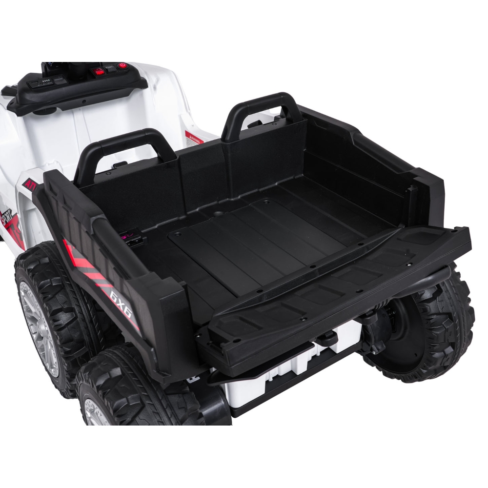 Dvivietis elektrinis keturratis Extreme Sport TX ATV 4x4, White-Elektromobiliai vaikams, Keturračiai ir bagiai-e-vaikas