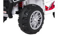 Dvivietis elektrinis keturratis Extreme Sport TX ATV 4x4, White-Elektromobiliai vaikams, Keturračiai ir bagiai-e-vaikas