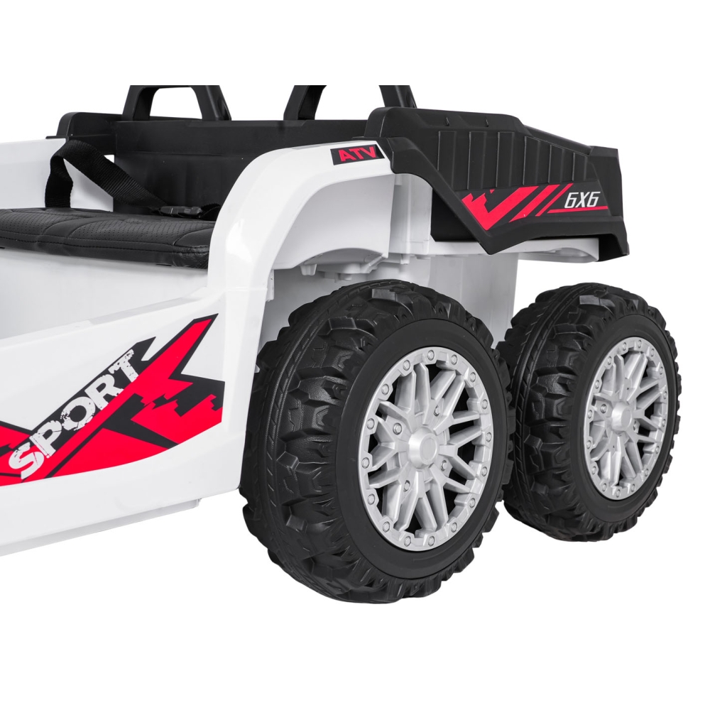 Dvivietis elektrinis keturratis Extreme Sport TX ATV 4x4, White-Elektromobiliai vaikams, Keturračiai ir bagiai-e-vaikas
