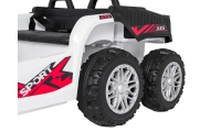 Dvivietis elektrinis keturratis Extreme Sport TX ATV 4x4, White-Elektromobiliai vaikams, Keturračiai ir bagiai-e-vaikas