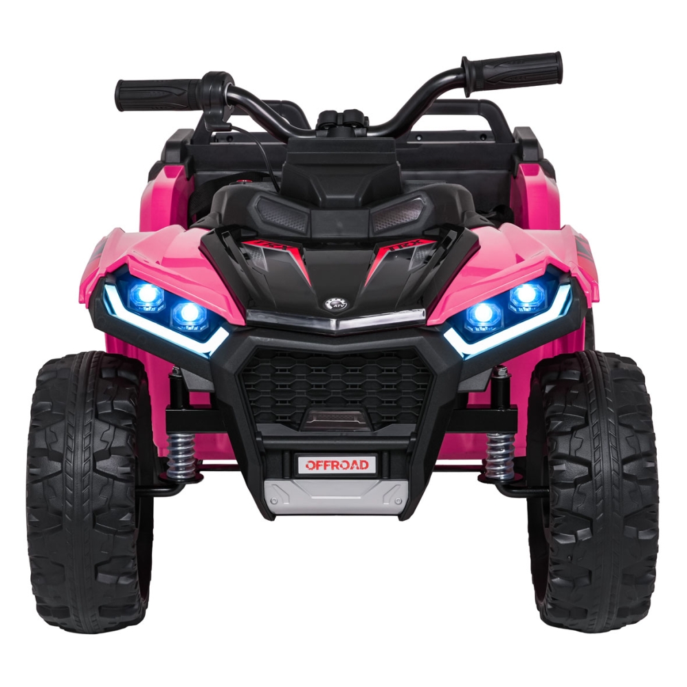 Dvivietis elektrinis keturratis Extreme Sport TX ATV 4x4, Pink-Elektromobiliai vaikams, Keturračiai ir bagiai-e-vaikas