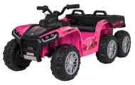 Dvivietis elektrinis keturratis Extreme Sport TX ATV 4x4, Pink-Elektromobiliai vaikams, Keturračiai ir bagiai-e-vaikas