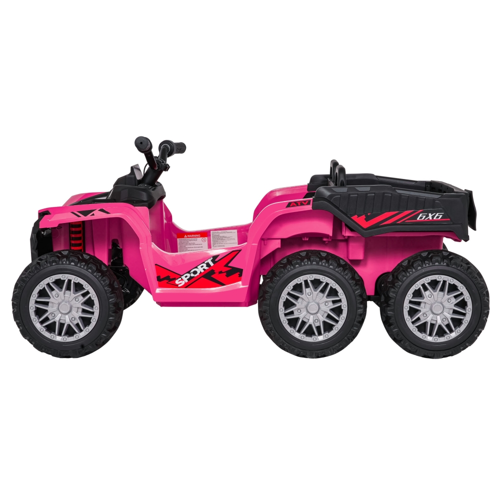 Dvivietis elektrinis keturratis Extreme Sport TX ATV 4x4, Pink-Elektromobiliai vaikams, Keturračiai ir bagiai-e-vaikas