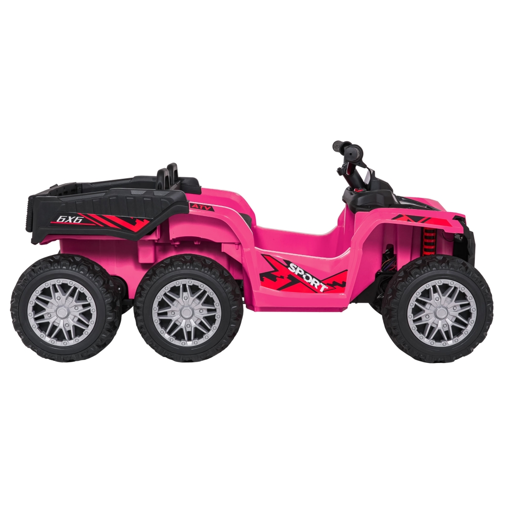 Dvivietis elektrinis keturratis Extreme Sport TX ATV 4x4, Pink-Elektromobiliai vaikams, Keturračiai ir bagiai-e-vaikas