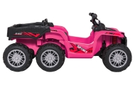 Dvivietis elektrinis keturratis Extreme Sport TX ATV 4x4, Pink-Elektromobiliai vaikams, Keturračiai ir bagiai-e-vaikas