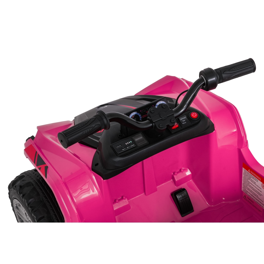 Dvivietis elektrinis keturratis Extreme Sport TX ATV 4x4, Pink-Elektromobiliai vaikams, Keturračiai ir bagiai-e-vaikas
