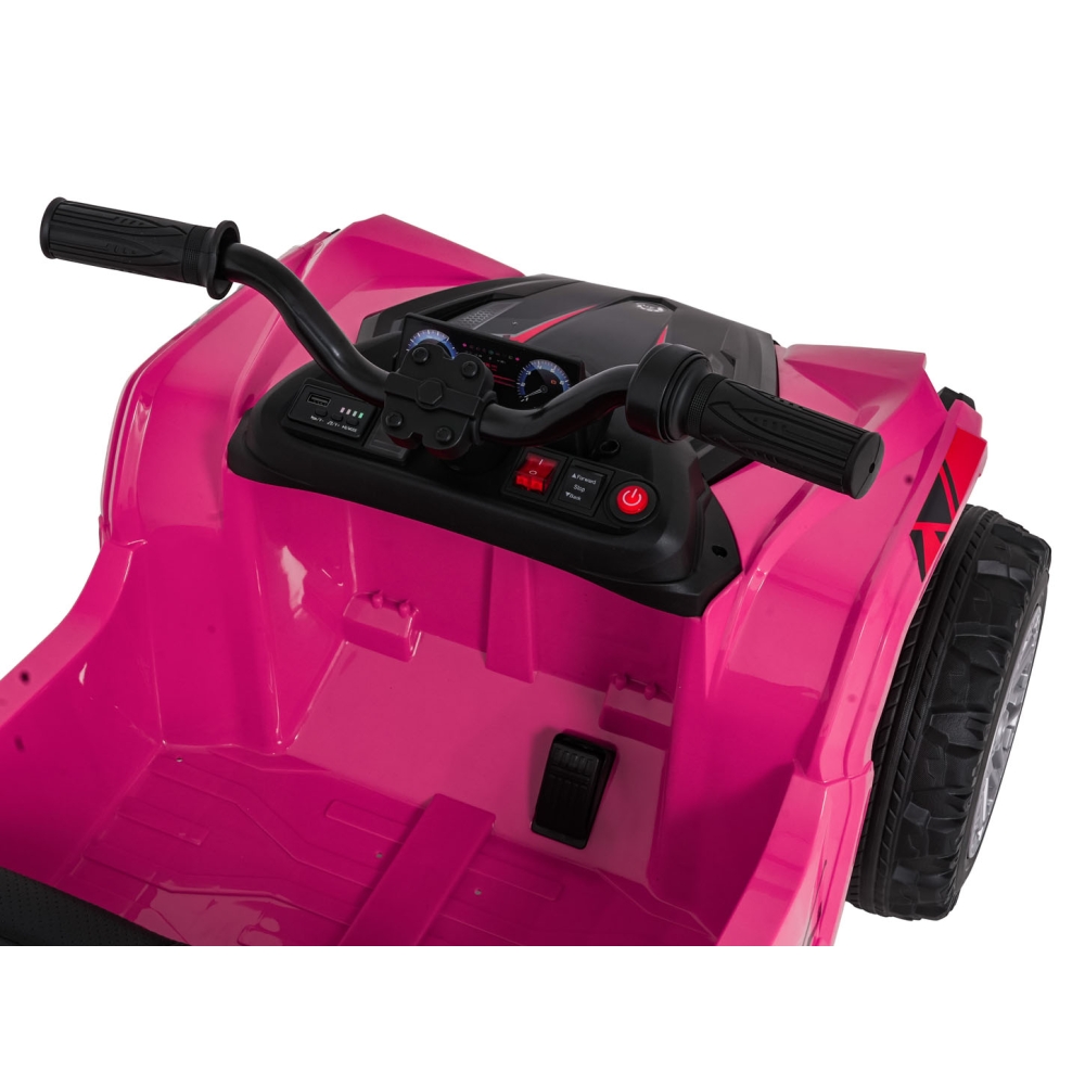 Dvivietis elektrinis keturratis Extreme Sport TX ATV 4x4, Pink-Elektromobiliai vaikams, Keturračiai ir bagiai-e-vaikas