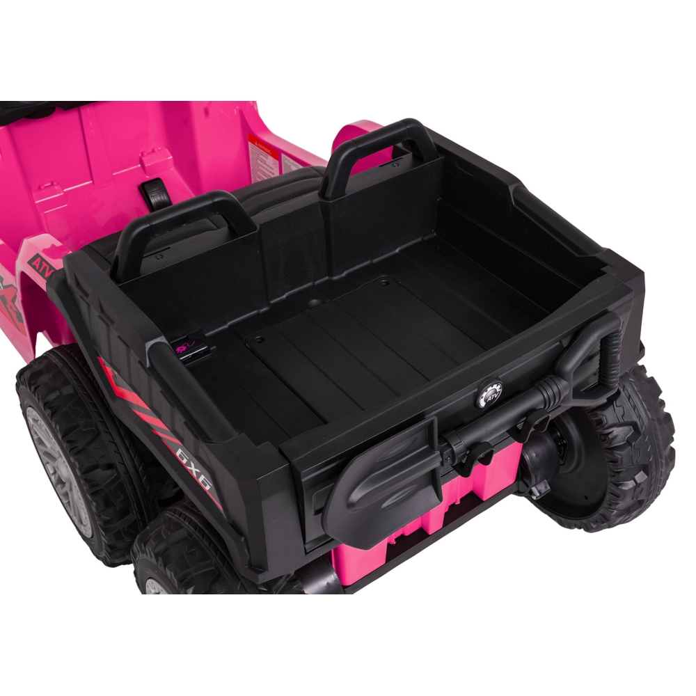 Dvivietis elektrinis keturratis Extreme Sport TX ATV 4x4, Pink-Elektromobiliai vaikams, Keturračiai ir bagiai-e-vaikas