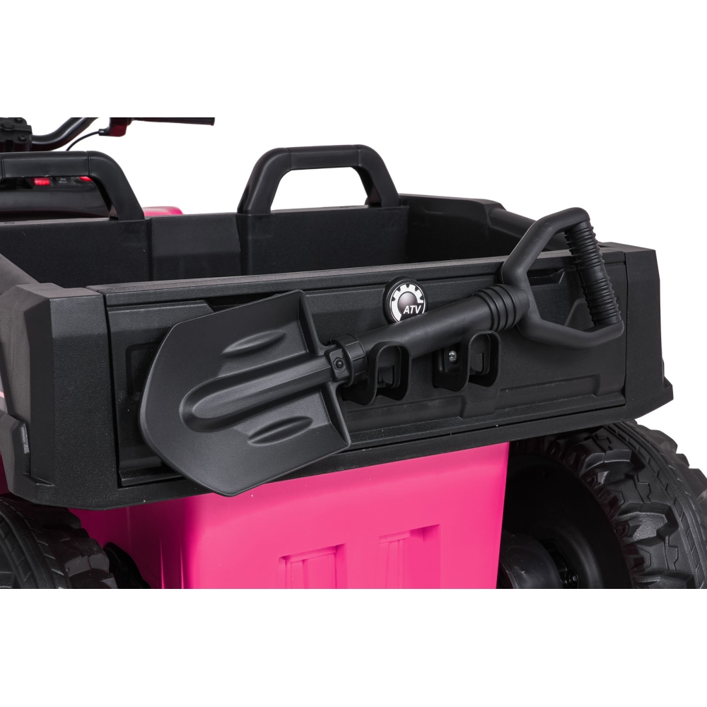 Dvivietis elektrinis keturratis Extreme Sport TX ATV 4x4, Pink-Elektromobiliai vaikams, Keturračiai ir bagiai-e-vaikas