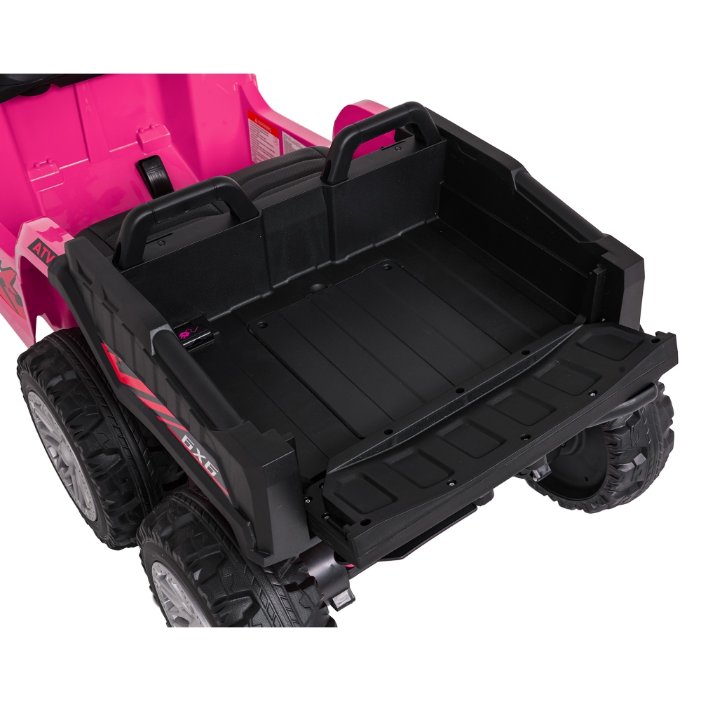 Dvivietis elektrinis keturratis Extreme Sport TX ATV 4x4, Pink-Elektromobiliai vaikams, Keturračiai ir bagiai-e-vaikas