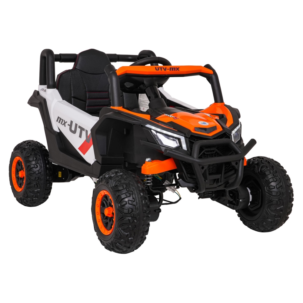 Elektrinis Buggy Madman UTV-MX, White-Elektromobiliai vaikams, Keturračiai ir bagiai-e-vaikas