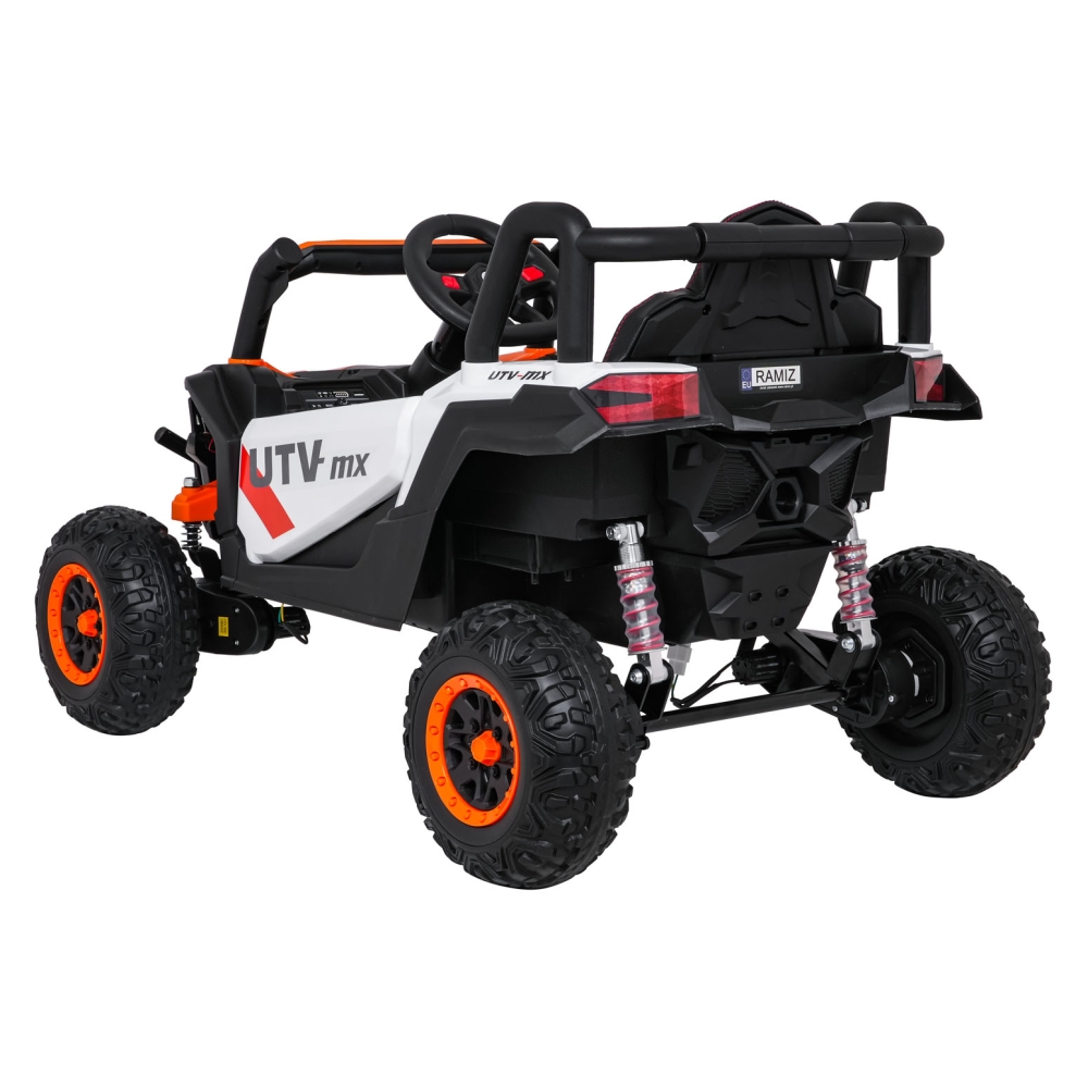 Elektrinis Buggy Madman UTV-MX, White-Elektromobiliai vaikams, Keturračiai ir bagiai-e-vaikas
