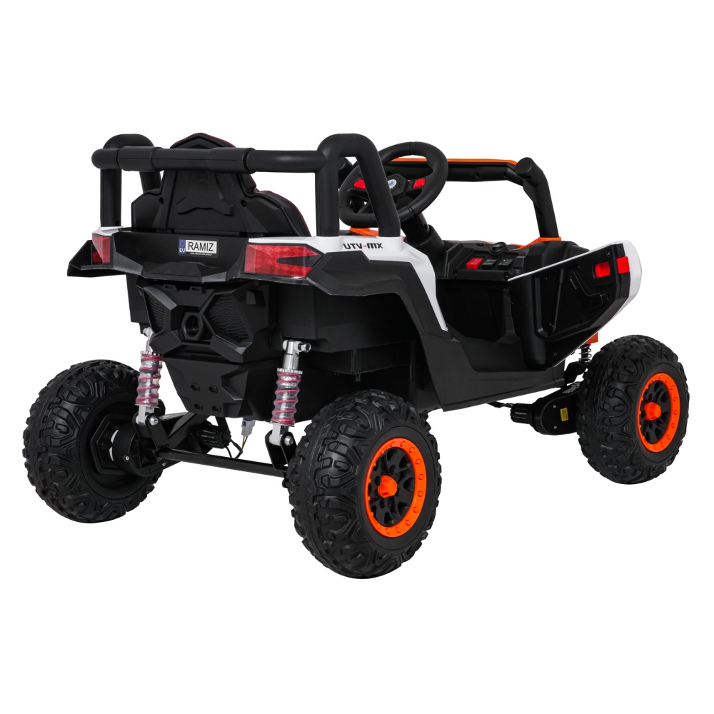 Elektrinis Buggy Madman UTV-MX, White-Elektromobiliai vaikams, Keturračiai ir bagiai-e-vaikas