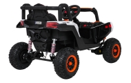 Elektrinis Buggy Madman UTV-MX, White-Elektromobiliai vaikams, Keturračiai ir bagiai-e-vaikas