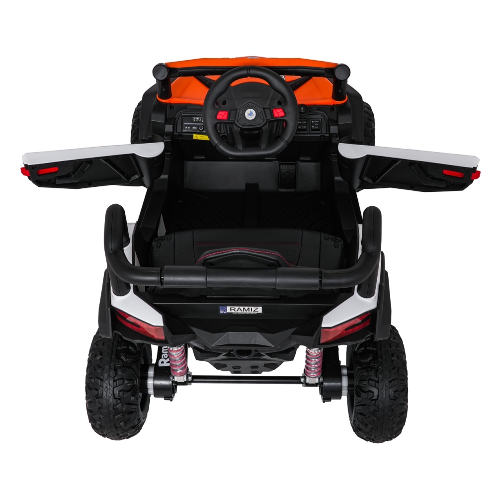 Elektrinis Buggy Madman UTV-MX, White-Elektromobiliai vaikams, Keturračiai ir bagiai-e-vaikas