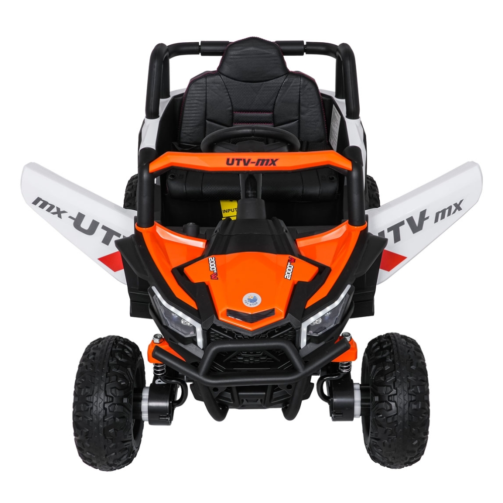Elektrinis Buggy Madman UTV-MX, White-Elektromobiliai vaikams, Keturračiai ir bagiai-e-vaikas