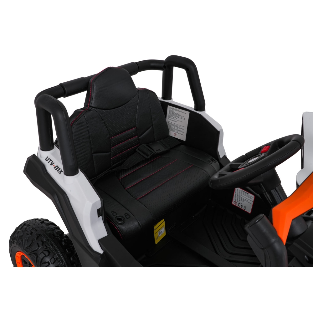 Elektrinis Buggy Madman UTV-MX, White-Elektromobiliai vaikams, Keturračiai ir bagiai-e-vaikas