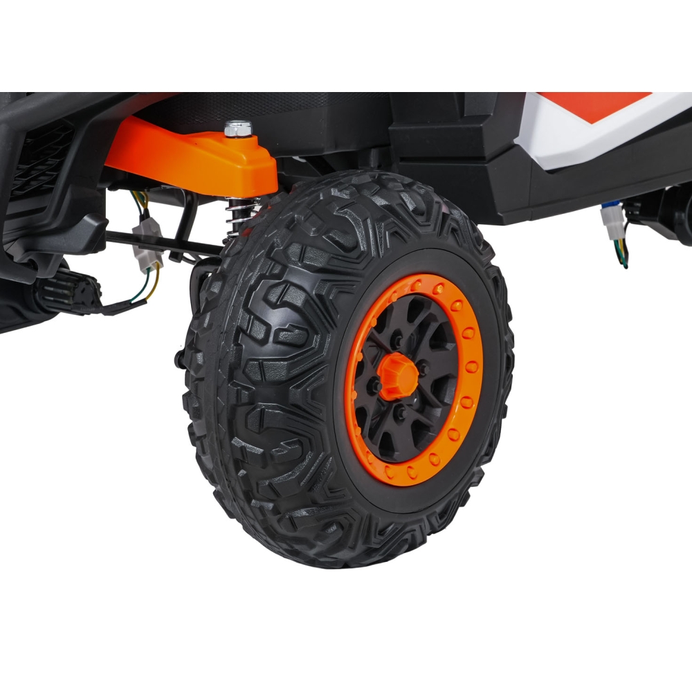 Elektrinis Buggy Madman UTV-MX, White-Elektromobiliai vaikams, Keturračiai ir bagiai-e-vaikas