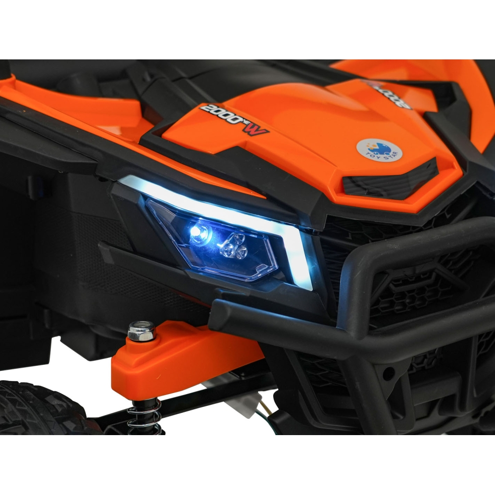 Elektrinis Buggy Madman UTV-MX, White-Elektromobiliai vaikams, Keturračiai ir bagiai-e-vaikas