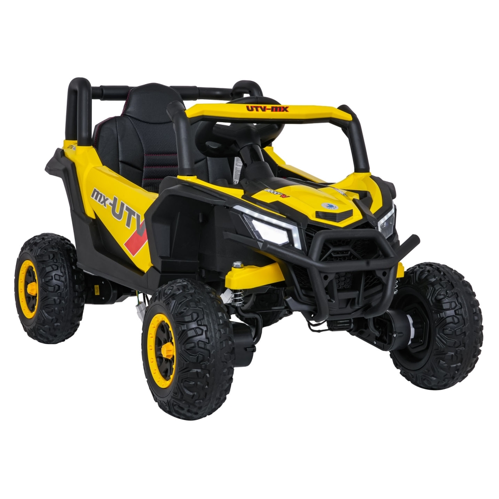 Elektrinis Buggy Madman UTV-MX, Yellow-Elektromobiliai vaikams, Keturračiai ir bagiai-e-vaikas