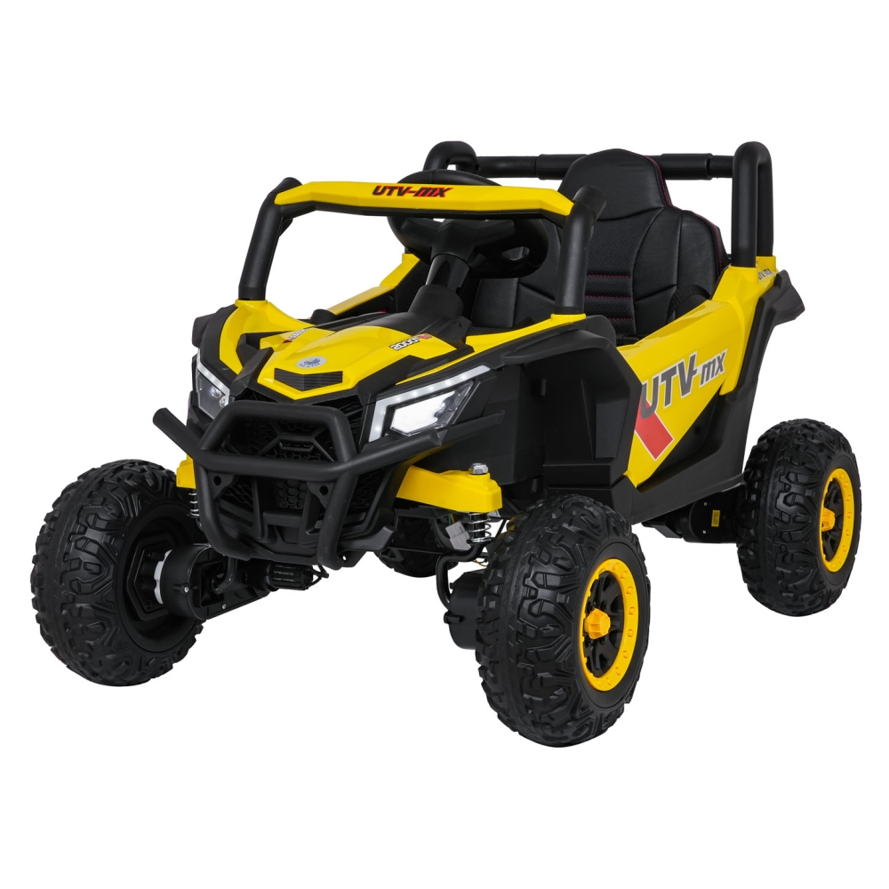 Elektrinis Buggy Madman UTV-MX, Yellow-Elektromobiliai vaikams, Keturračiai ir bagiai-e-vaikas