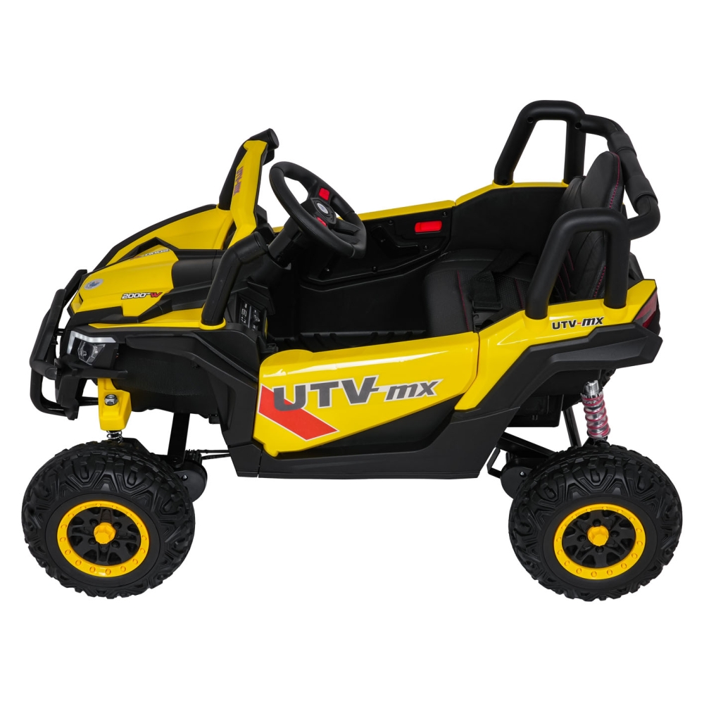 Elektrinis Buggy Madman UTV-MX, Yellow-Elektromobiliai vaikams, Keturračiai ir bagiai-e-vaikas