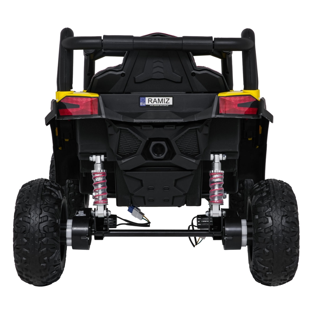 Elektrinis Buggy Madman UTV-MX, Yellow-Elektromobiliai vaikams, Keturračiai ir bagiai-e-vaikas
