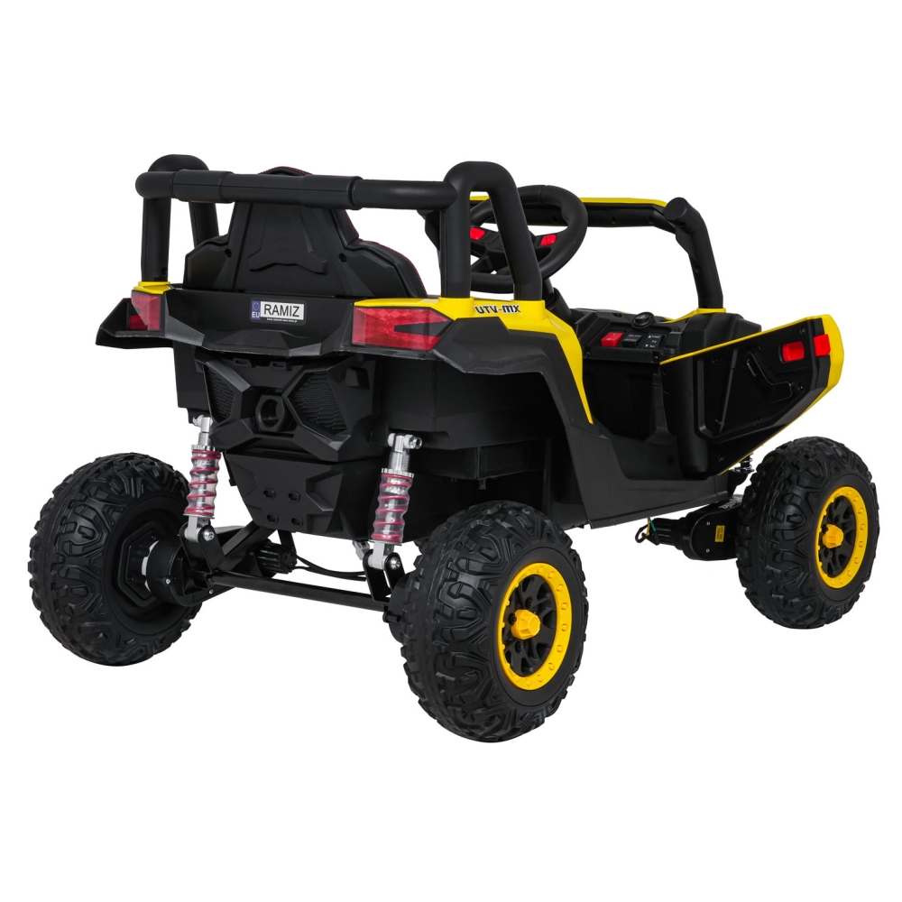 Elektrinis Buggy Madman UTV-MX, Yellow-Elektromobiliai vaikams, Keturračiai ir bagiai-e-vaikas