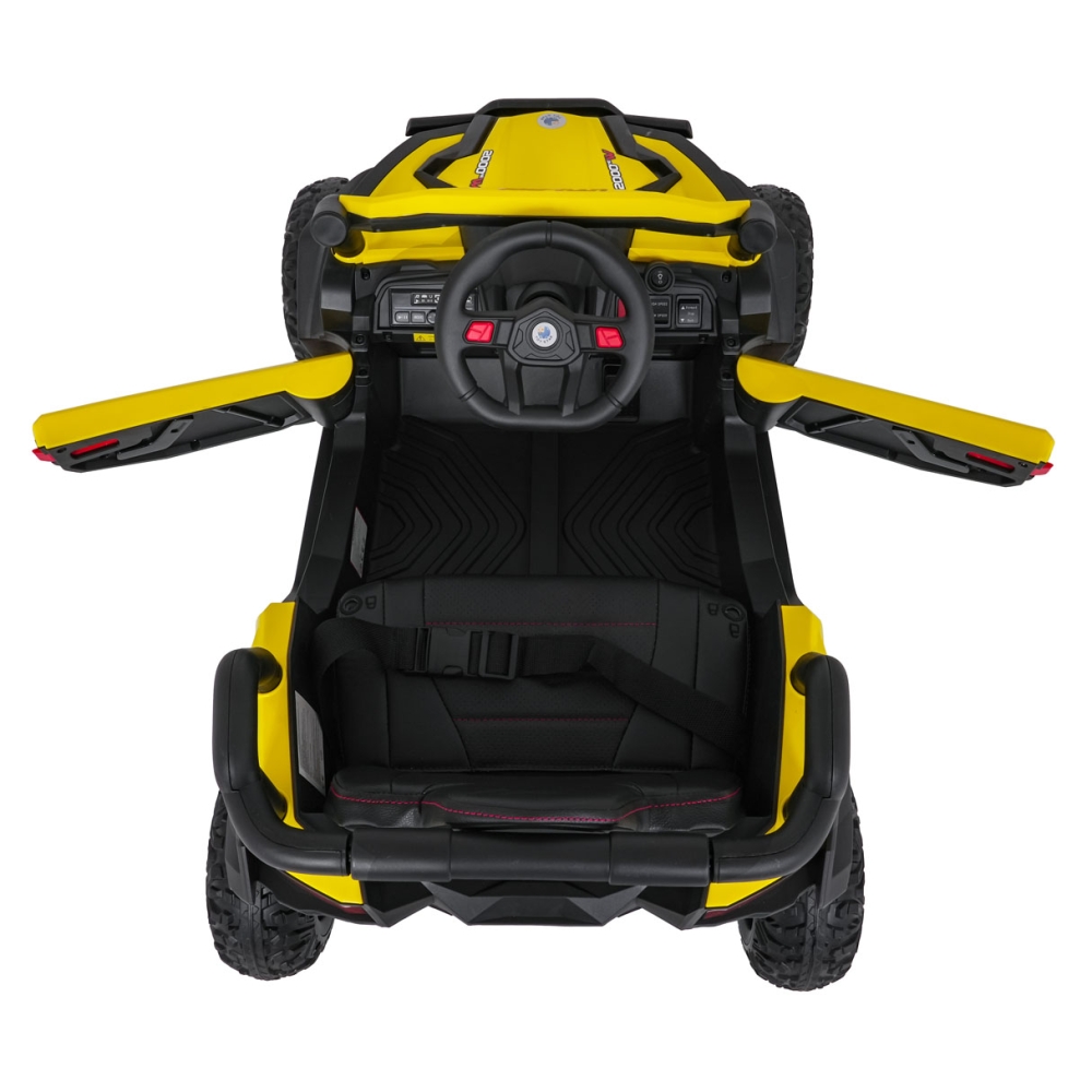 Elektrinis Buggy Madman UTV-MX, Yellow-Elektromobiliai vaikams, Keturračiai ir bagiai-e-vaikas