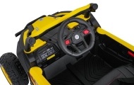 Elektrinis Buggy Madman UTV-MX, Yellow-Elektromobiliai vaikams, Keturračiai ir bagiai-e-vaikas