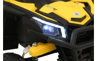 Elektrinis Buggy Madman UTV-MX, Yellow-Elektromobiliai vaikams, Keturračiai ir bagiai-e-vaikas